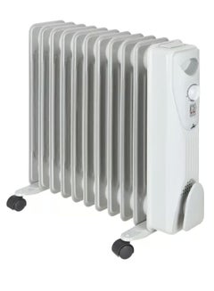 Buy Jac Oil Heater, 11 Fins, 2000 Watt, White - NGH-3211 in Egypt