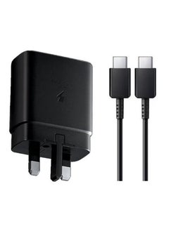 Buy 45W Super Fast Charger with Cable USB-C for Samsung S24, S23, S22, & S21 in UAE