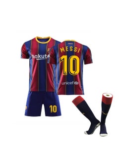 اشتري 3-PieceFC Barcelona Stadium Home/Away Messi Soccer Jersey No. 10 في السعودية