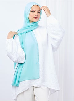 اشتري Crepe Chiffon Cyan For Women في مصر