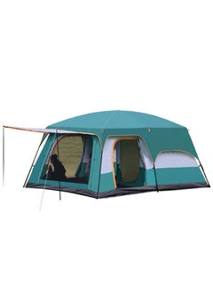 اشتري Camping Tent Automatically Pops Up Waterproof Sunscreen Ventilation Outdoor Sports Travel Picnic Tent Suitable For 3 To 4 People Large Space And Easy To Carry 330x210x185cm في السعودية