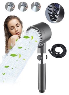 Buy Shower Filter Shower Head, Handheld High-Pressure Shower, with Shower Hose and Shower Holder (3 Modes) in UAE