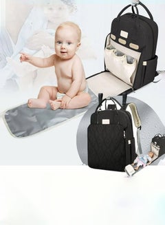 Buy Fashionable Baby Diaper Backpack with Changing Station Waterproof Large Capacity Multifunction Maternity Mummy Bags in Saudi Arabia