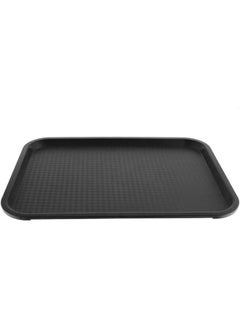 Buy Polypropylene Fast Food Tray 81340K, 45.5 X 35.8 Cm, Black in UAE