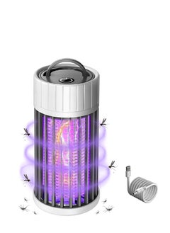 اشتري Mosquito Killer Lamp, Portable Usb Electric Mosquito Control, Hanging Uv Indoor And Outdoor Bug Zapper, For Trap Fly Insect In Bedroom Office Garden Camping في الامارات