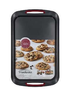 Buy Non Stick Rectangular Cookie Sheet Black 11 x 17 inch 05117572 in Saudi Arabia