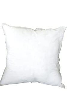Buy Maestro 1-Piece Non Woven Cushion Hollow Fiber Polyester White 65x65cm in UAE