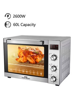 Buy Electric Stainless Steel Oven 60.0 L 2600 W in Saudi Arabia