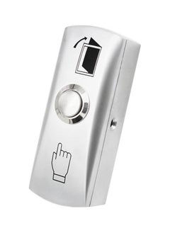 Buy Mini Door Exit Push Button K4 Control Switch with Back Box, Vertical Surface Mount Zinc Alloy Case Input DC12V Output NO/COM for Access Control Door Release and Electronic Locks in UAE