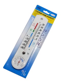 Buy Large size wall mounted temperature and humidity thermometer, suitable for homes, offices, etc., One Piece - from Rana store in Egypt