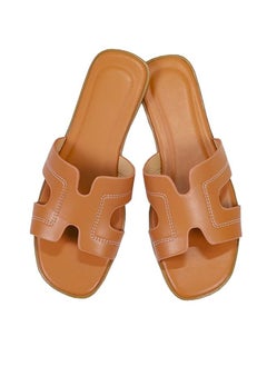 Buy Women Fashion Summer Slippers Outdoor or Indoor Flat Beach Sandals in UAE