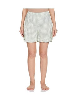 Buy Green Women's Frill Casual Shorts in UAE