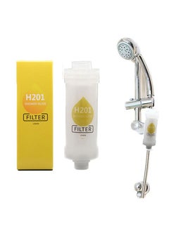 Buy Shower Soaker, Vitamin C Shower Head Filter, Hard Water Softener, Chlorine and Fluoride Shower Filter, Water Purification Filtration Shower Head with Beads, Healthy Skin, Easy Install (lemon scent) in Saudi Arabia