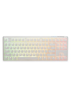 اشتري Ducky One 3 Classic White TKL 80% Mechanical Keyboard with Silent Red Switches في الامارات