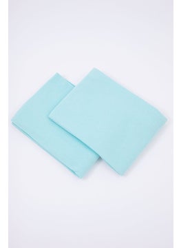 Buy 2 Jersey Pillowcases 80 x 40 cm, Mint in UAE