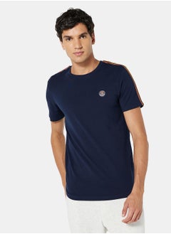 اشتري Stripe Panel Regular Fit T-Shirt في السعودية