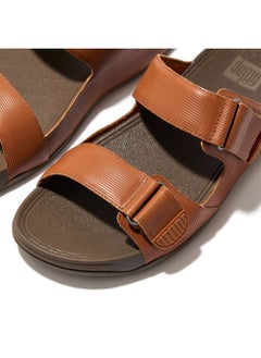 Buy 049-690 Fitflop Mens Sandals GOGH MOC ADJUSTABLE FM3-592 Tan in UAE