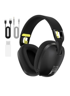 Buy 2.4GHz Bluetooth Wireless Gaming Headset With ENC Noise Cancelling Mic in Saudi Arabia