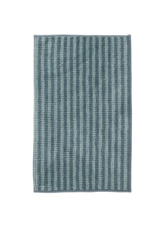 اشتري Bath mat striped/blue 50x80 cm في السعودية