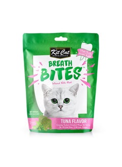 Buy Kit Cat Breath Bites Tuna Flavour Cat Treats 60G pack of 5 in UAE