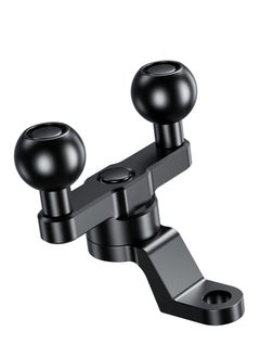 Buy SYOSI Aluminum Alloy Phone Holder Mount Base, Bike Motorcycle Phone Mount Holder Base with Double 1'' TPU Ball & 10mm Mounting Hole Compatible with RAM Mounts B Size1 Inch Ball Double Socket Arm in UAE