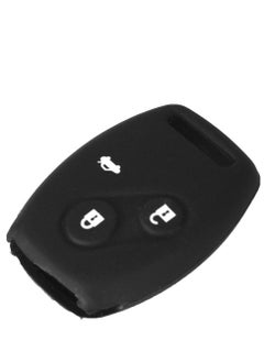 Buy Sillicone Key Fob Cover Keyless Entry Shell Case Fob Rubber Key Skin Cover Fit For Honda Accord Civic CR-V 3 Buttons in UAE