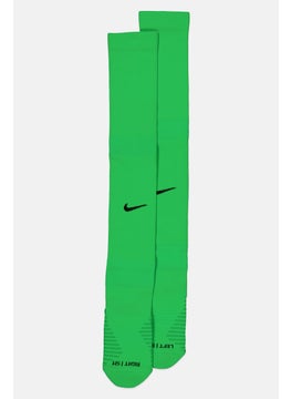 Buy Men 1Pair Football Knee High Socks, Lime Green in Saudi Arabia