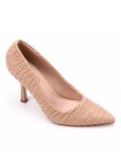 Buy Textured Slip On High Heels Pumps in Egypt