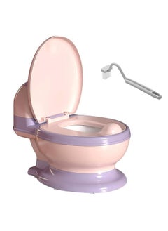 اشتري Potty Training Seat,Potty training toilet with lid for kids,Toddler Potty Chair with Soft Seat,Removable Toilet Tissue Dispenser and Splash Guard, Non-Slip for Toddler  Baby  Kids (pink) في الامارات