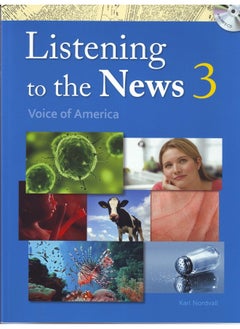 Buy Listening to the News 3, Voice of America w/MP3 Audio CD, Dictation Book, and Transcripts & Answer Key (intermediate-level listening comprehension ... featuring Voice of America news content) in UAE