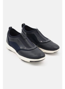 Buy Women Slip on Close Toe Casual Shoes, Navy Blue in UAE