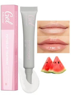 Buy Peptide Lip Treatment Gel #2 Watermelon Moisturizes and Treats Lips Lip Gloss Oil for Plumper and Moisturizer Serum Hydrating Lip Serum for Dry Peeling and Dark Lips Gorgeous Glow 10ml in UAE