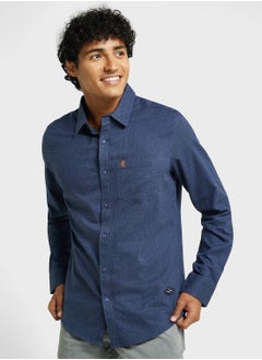 Buy Thomas Scott Men Classic Slim Fit Flannel Casual Shirt in UAE