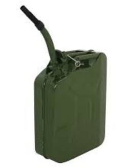 اشتري KNP Jerry Can Large Capacity Metal Gasoline Tank 20L is a robust and dependable container designed for the safe storage and transport of gasoline and other liquids. في الامارات