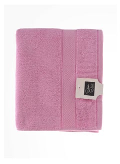 Buy Pink 100% Cotton Hand Towel 50x90 cm in UAE