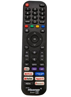 Buy Universal Replacement Remote Control For Hisense Nikai Arrow Haam And Mtc Lcd Led Tv in Saudi Arabia