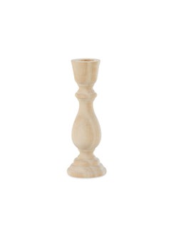 اشتري Walton Taper Candle Holder 6X17cm - Natural في الامارات