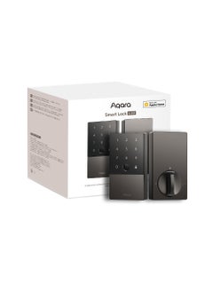 اشتري Aqara Smart Lock U100, Fingerprint Keyless Entry Door Lock with Apple Home Key, Touchscreen Keypad, Bluetooth Electronic Deadbolt, IP65 Weatherproof, Supports Apple HomeKit, Alexa, Google, IFTTT, Grey في الامارات