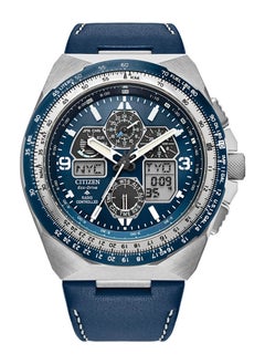 اشتري Promaster Skyhawk Eco-Drive Leather Strap Men's Watch JY8148-08L في الامارات