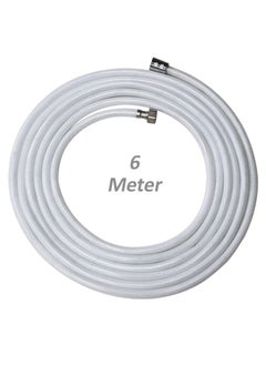 Buy Shattaf Shower Hose Pipe with Metal connector, High Pressure Anti-twist PVC Explosion-Proof Encryption Bidet Hose (6 Meter) in UAE