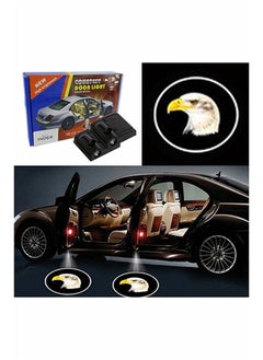 اشتري 2-Piece LED Car Door Eagle Logo Projector Shadow Light Set في السعودية