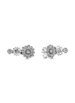 اشتري أقراط PANDORA Daisy Flower الثلاثية - من الفضة الاسترليني ومكعب الزركونيا في الامارات