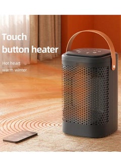 اشتري Electric Fan Heater , Electric Space Heater PTC 750W/1500W Quick Heat Winter Indoor Intelligent Energy-saving Heater With Timer Remote For Indoor Use , UK plug في السعودية