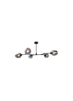 Buy Adams 5 Light E27 Pendant Lamp 75x105x45cm - Black in UAE