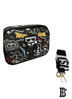 Buy Karl Lagerfeld Maybelle Camera Crossbody - Black in Egypt