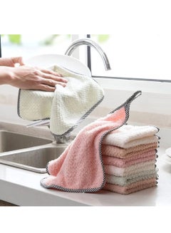 Kitchen Towels Set 4 pcs.: (4) Towels Red & Blue