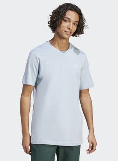 اشتري Essentials Single Jersey Embroidered Small Logo T-Shirt في الامارات