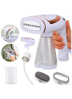 اشتري Foldable Steamer for Clothes, 1600W High-Power Handheld Garment Steamer, Fast Heat-up Horizontal Steamer for Travel Home في السعودية