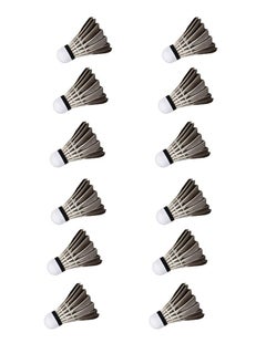 Buy 12 Piece Black Badminton Shuttlecock in UAE