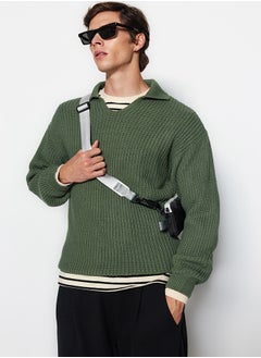 Buy Sweater - Green - Regular fit in Egypt